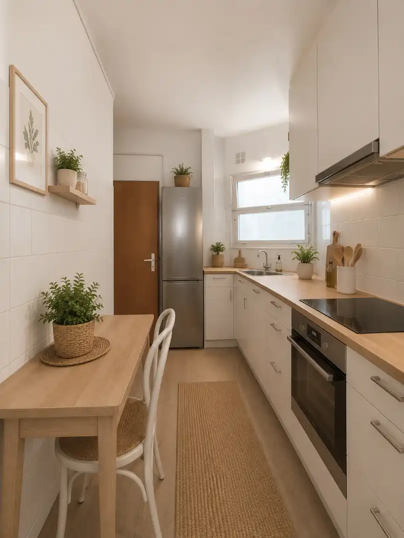 Kitchen of Flat for sale in Figueres  with Heating and Balcony