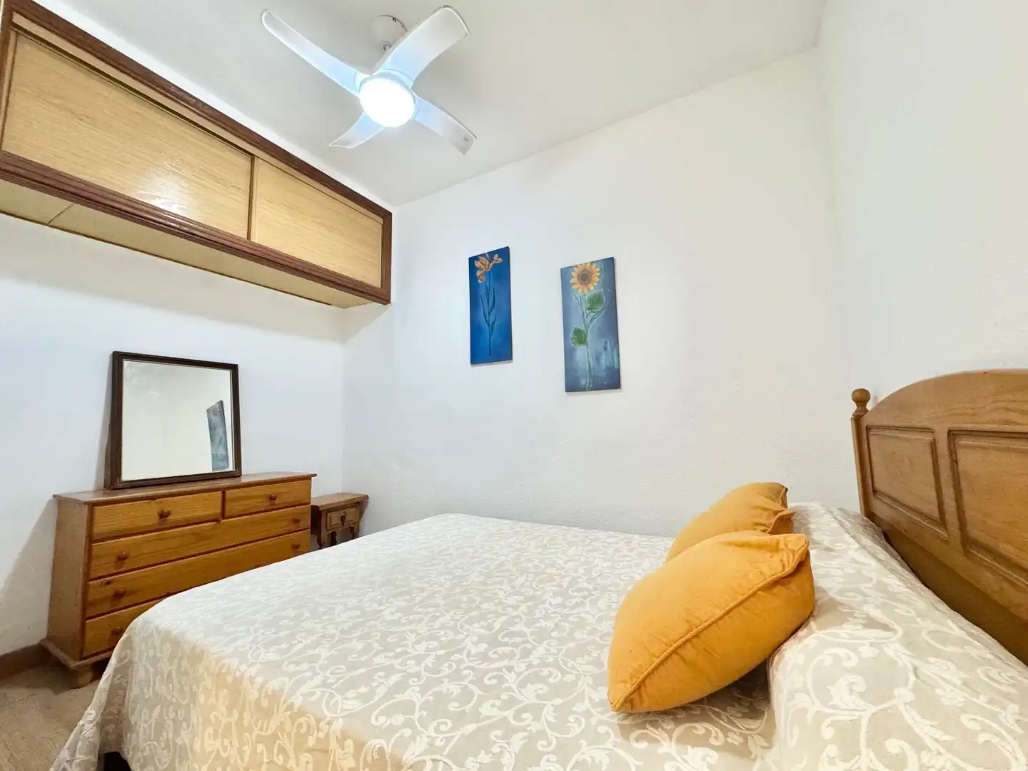 Bedroom of Flat for rent in Santa Pola  with Heating, Parquet flooring and Terrace