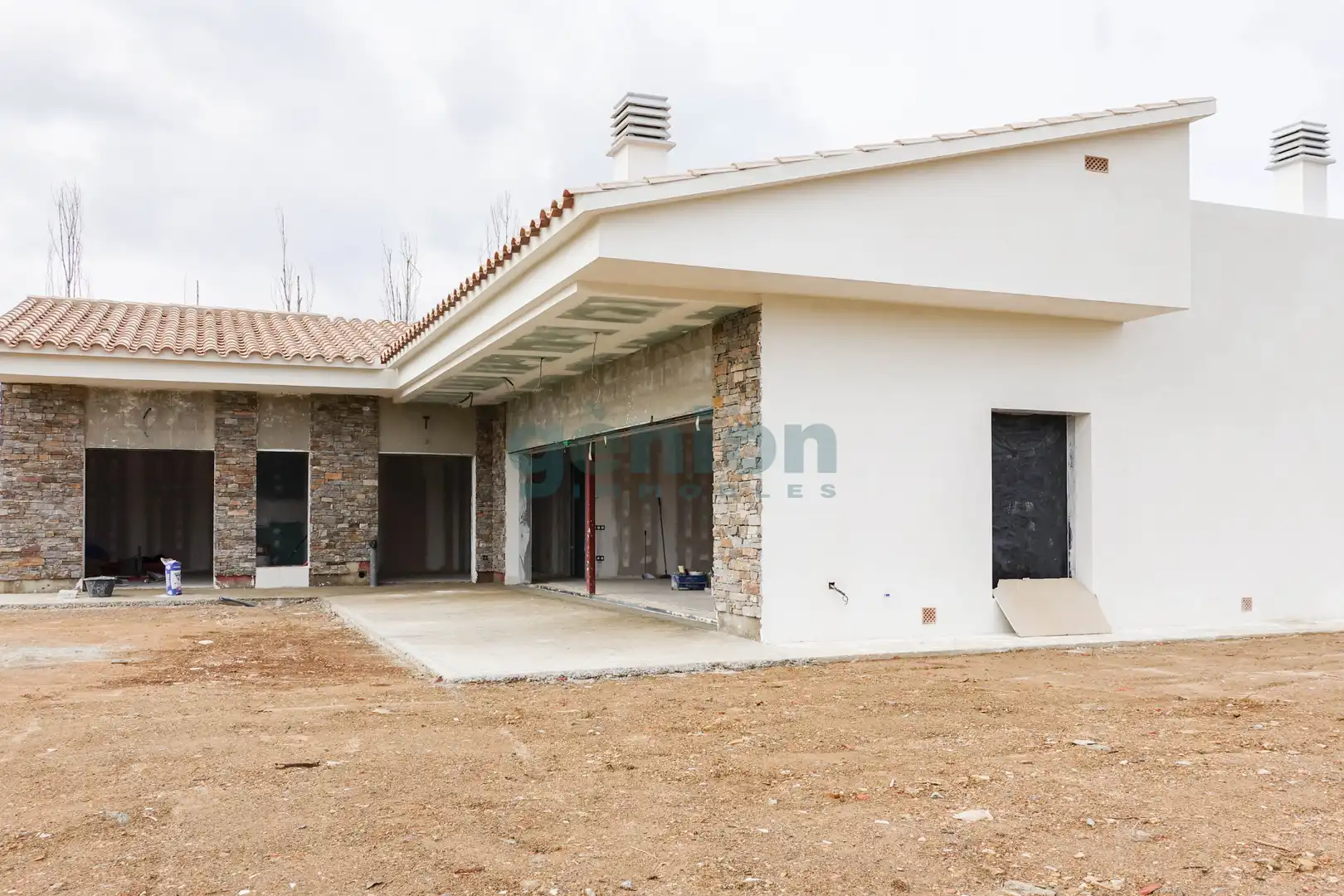 Vista exterior de Casa o xalet en venda en Maià de Montcal amb Aire condicionat, Calefacció i Jardí privat
