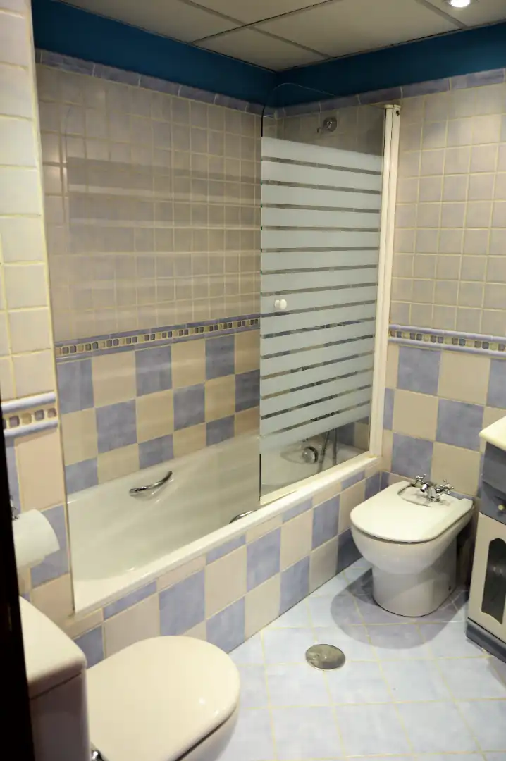 Bathroom of Attic for rent in Madrid  with Air Conditioner, Heating and Parquet flooring