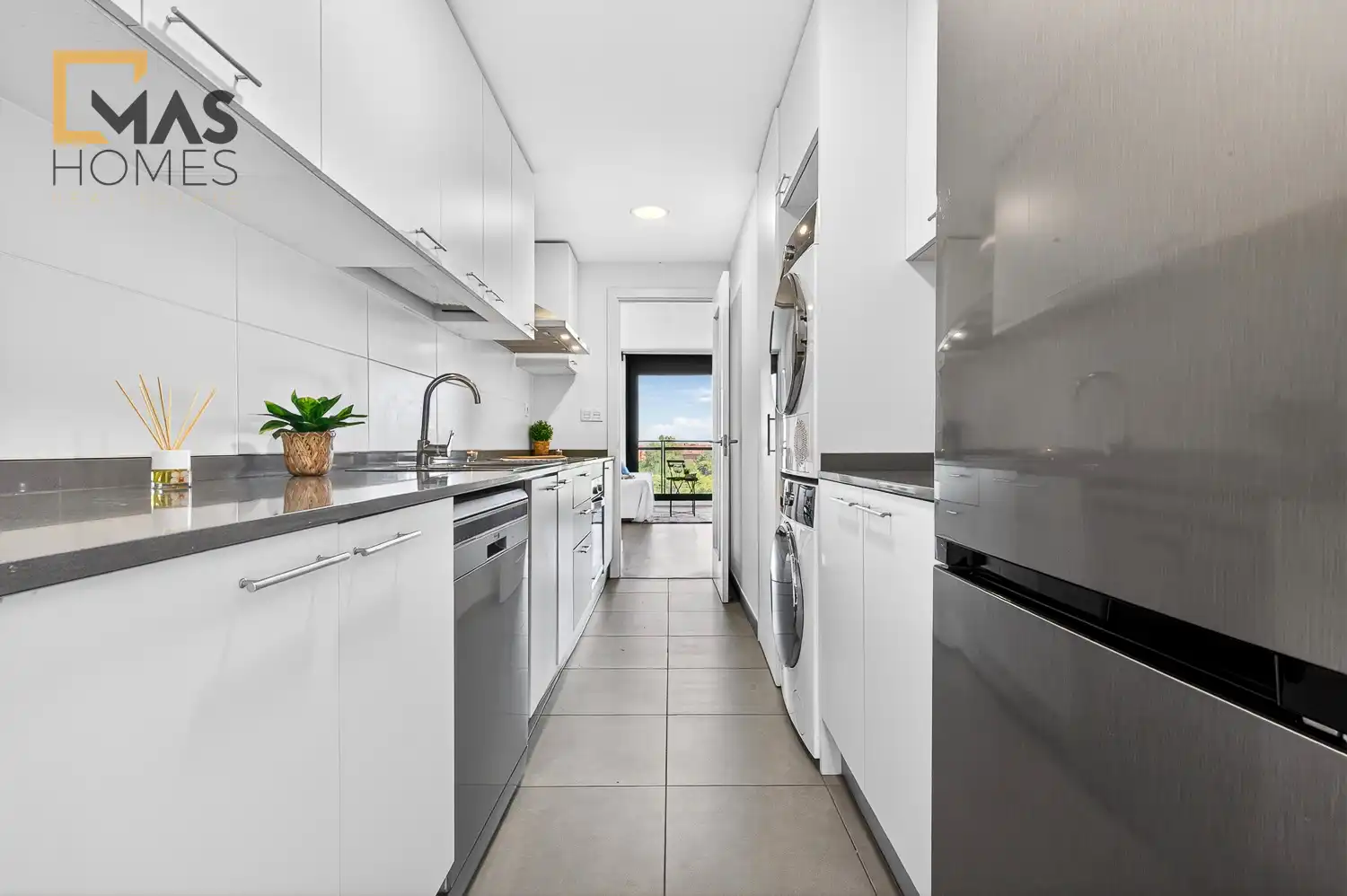 Küche von Maisonette zum Verkauf in Sabadell mit Klimaanlage, Heizung und Parkett