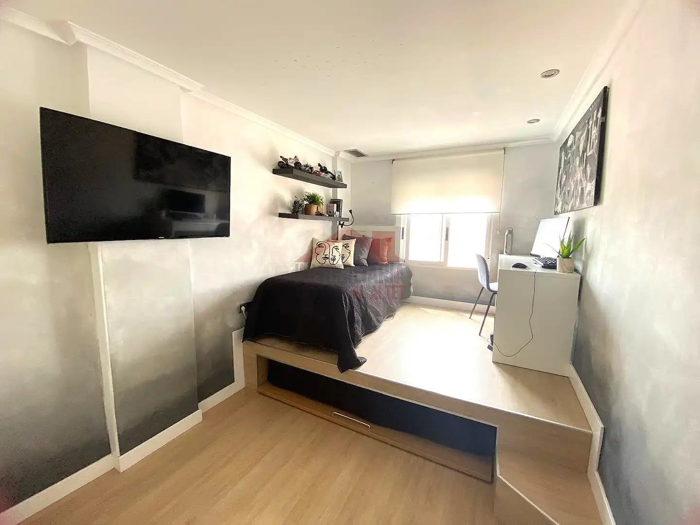 Schlafzimmer von Wohnung zum Verkauf in Elche / Elx mit Klimaanlage, Heizung und Ofen