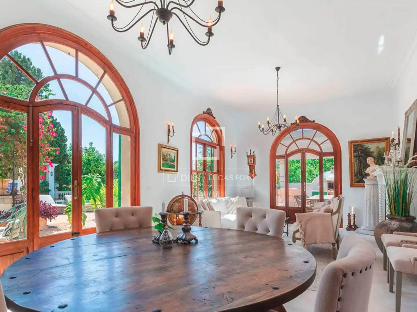 Dining room of Houses for rent in  Palma de Mallorca  with Air Conditioner, Heating and Private garden