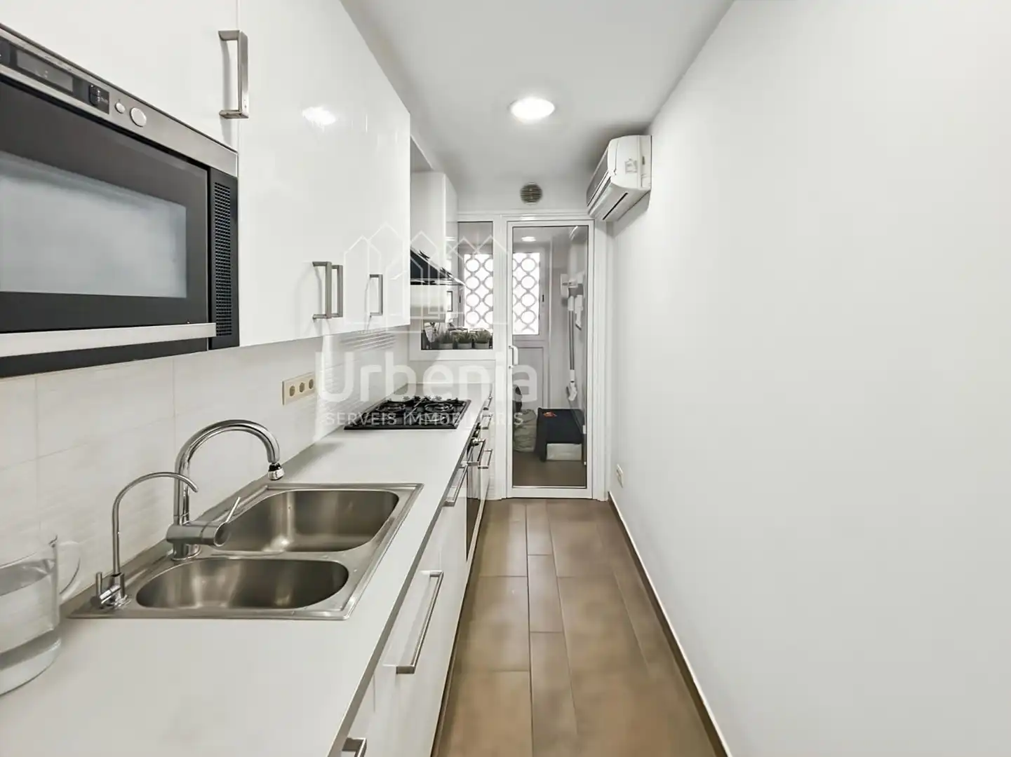 Kitchen of Flat for sale in Blanes  with Air Conditioner, Terrace and Swimming Pool