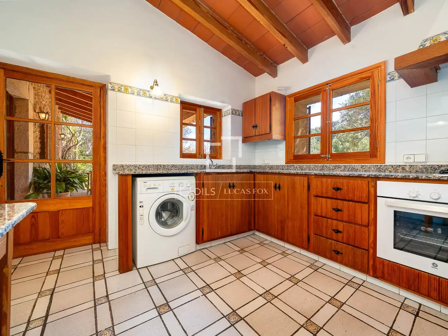 Cocina de Finca rústica de alquiler en Mancor de la Vall con Jardín privado, Terraza y Trastero