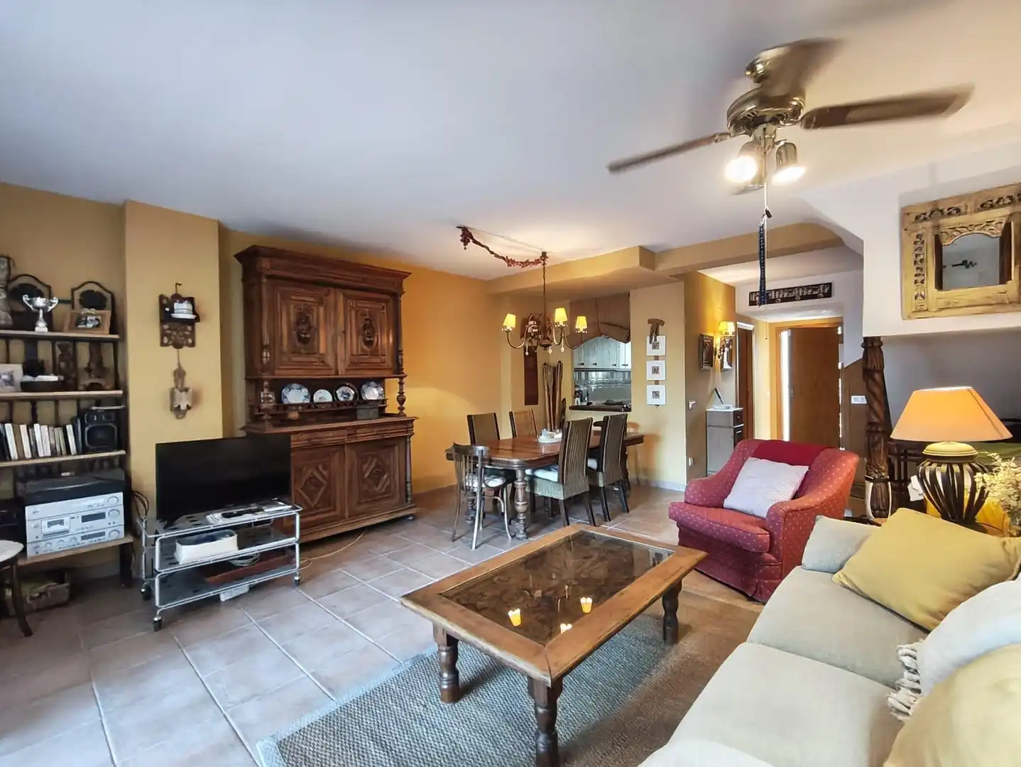 Sala de estar de Dúplex en venta en Villajoyosa / La Vila Joiosa con Jardín privado, Terraza y Trastero