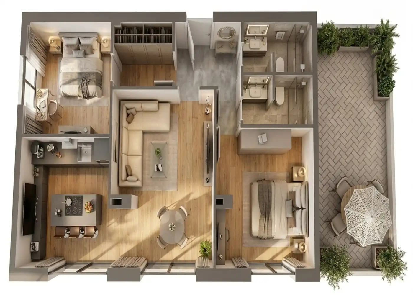 Ático en venta en Paseo de Colón, 40, Albolote