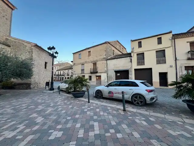 Vista exterior de Casa o chalet en venta en Turégano con Jardín privado y Trastero