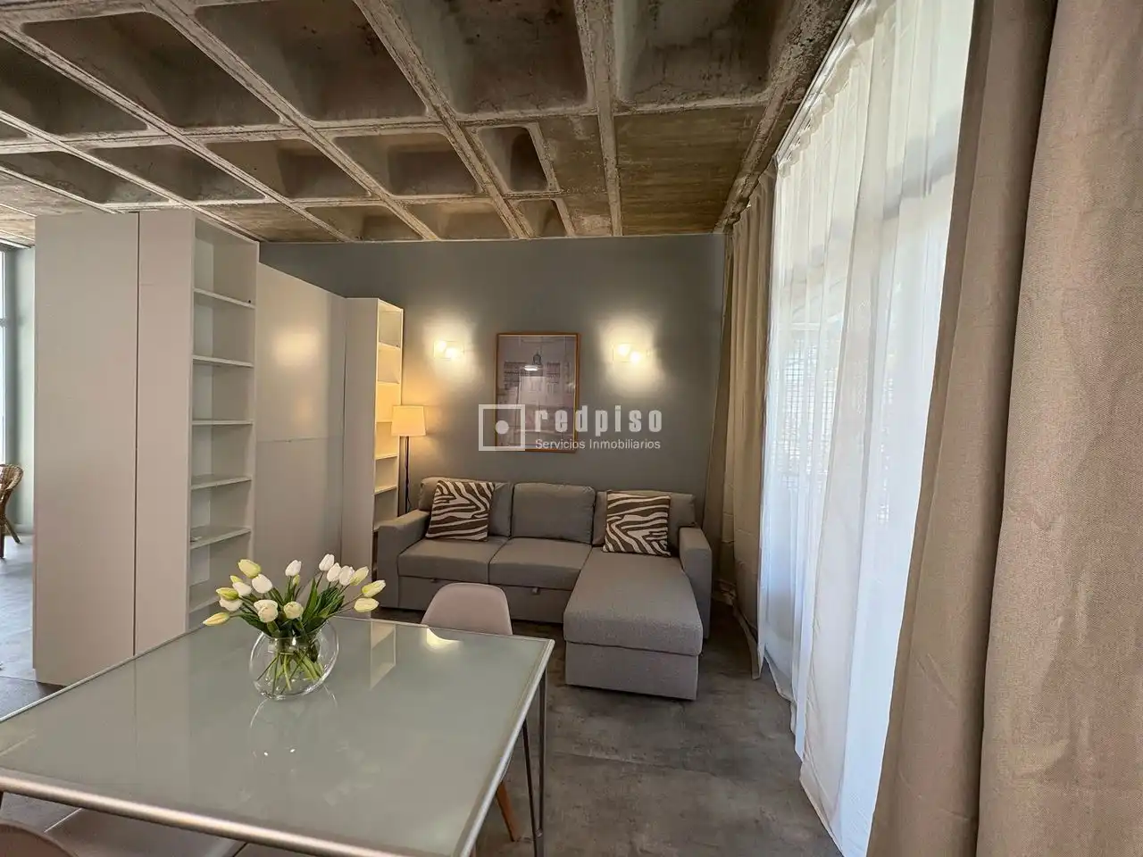 Living room of Lofts for rent in Las Rozas de Madrid  with Air Conditioner, Terrace and Swimming Pool