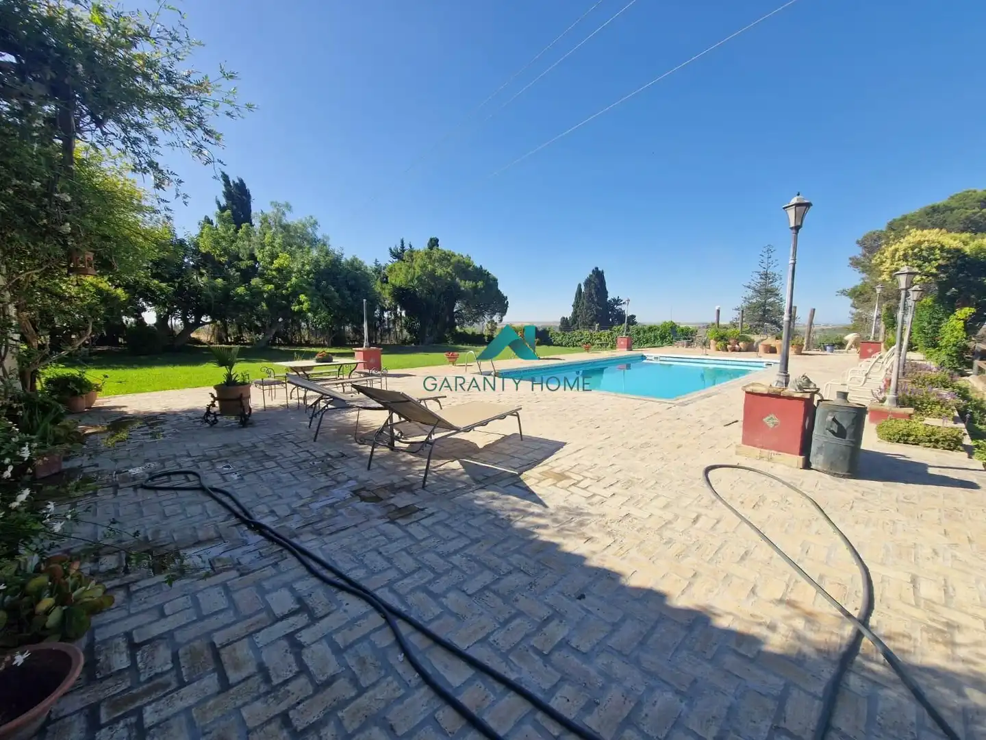 Garden of Houses for rent in Jerez de la Frontera  with Air Conditioner, Private garden and Storage room