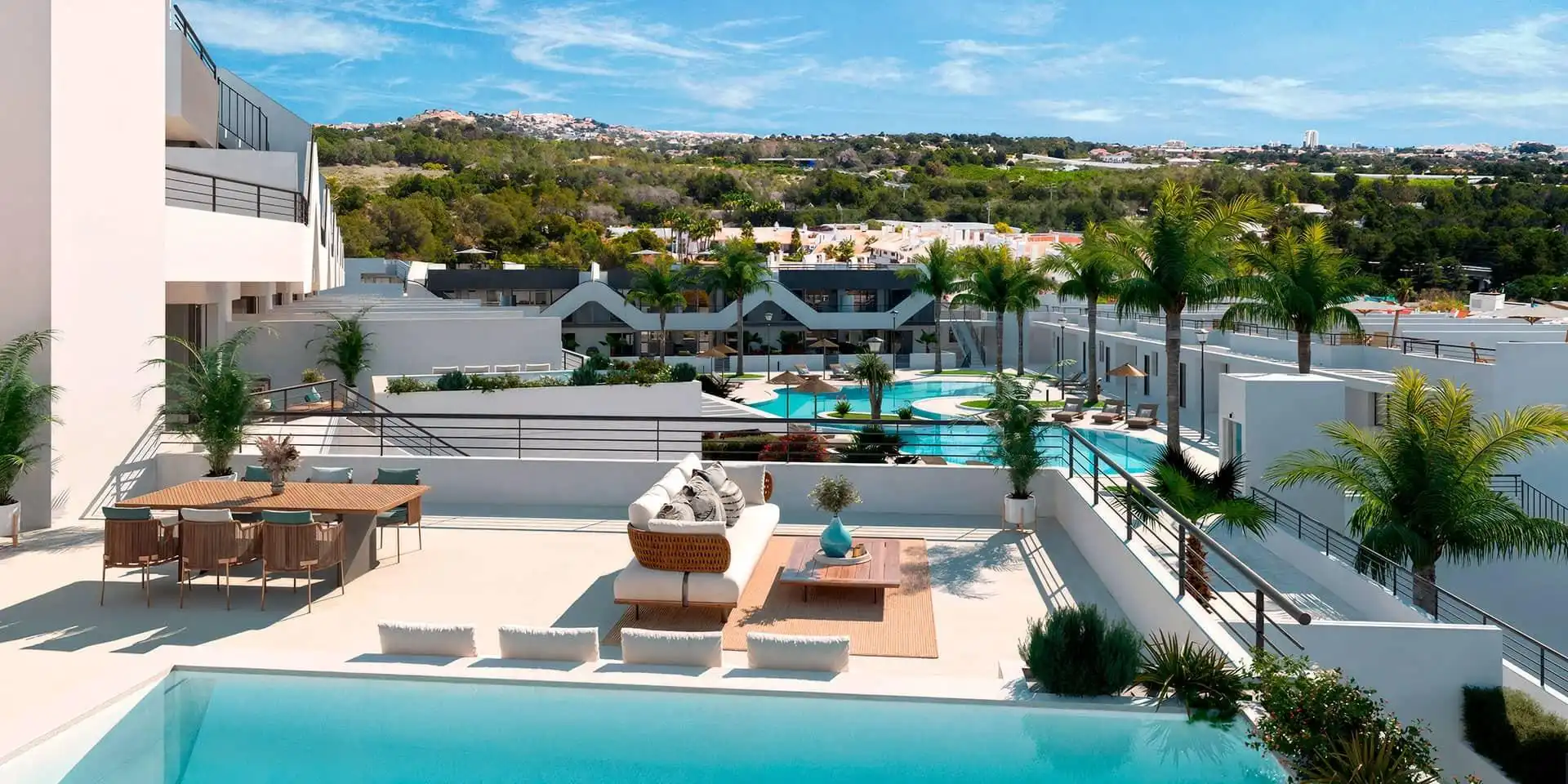 Piscina de Planta baja en venta en L'Alfàs del Pi con Aire acondicionado, Calefacción y Jardín privado
