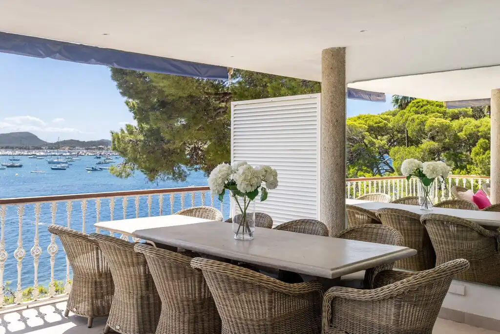 Terrasse von Wohnungen zum Verkauf in Pollença mit Klimaanlage, Terrasse und Abstellraum