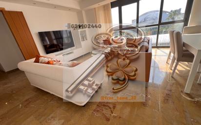 Living room of Flat for sale in  Valencia Capital  with Air Conditioner, Storage room and Furnished