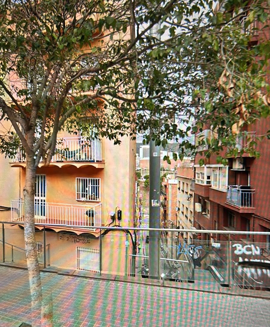 Exterior view of Flat for sale in  Barcelona Capital  with Heating, Parquet flooring and Terrace