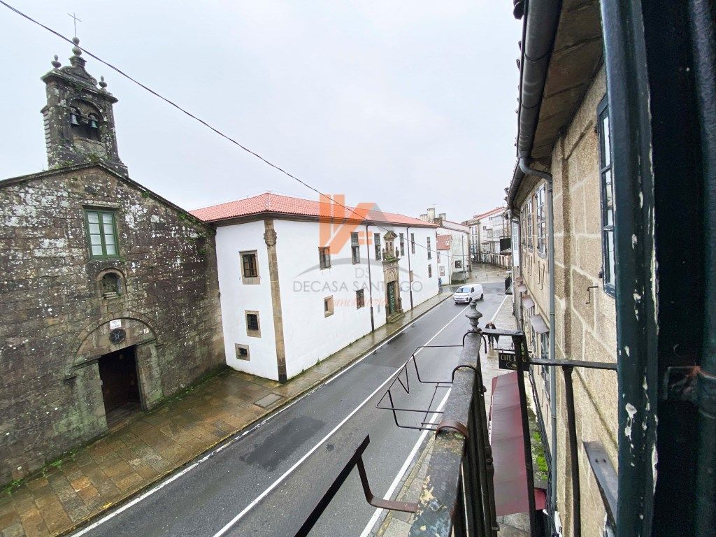 Vista exterior de Casa o chalet en venta en Santiago de Compostela  con Balcón