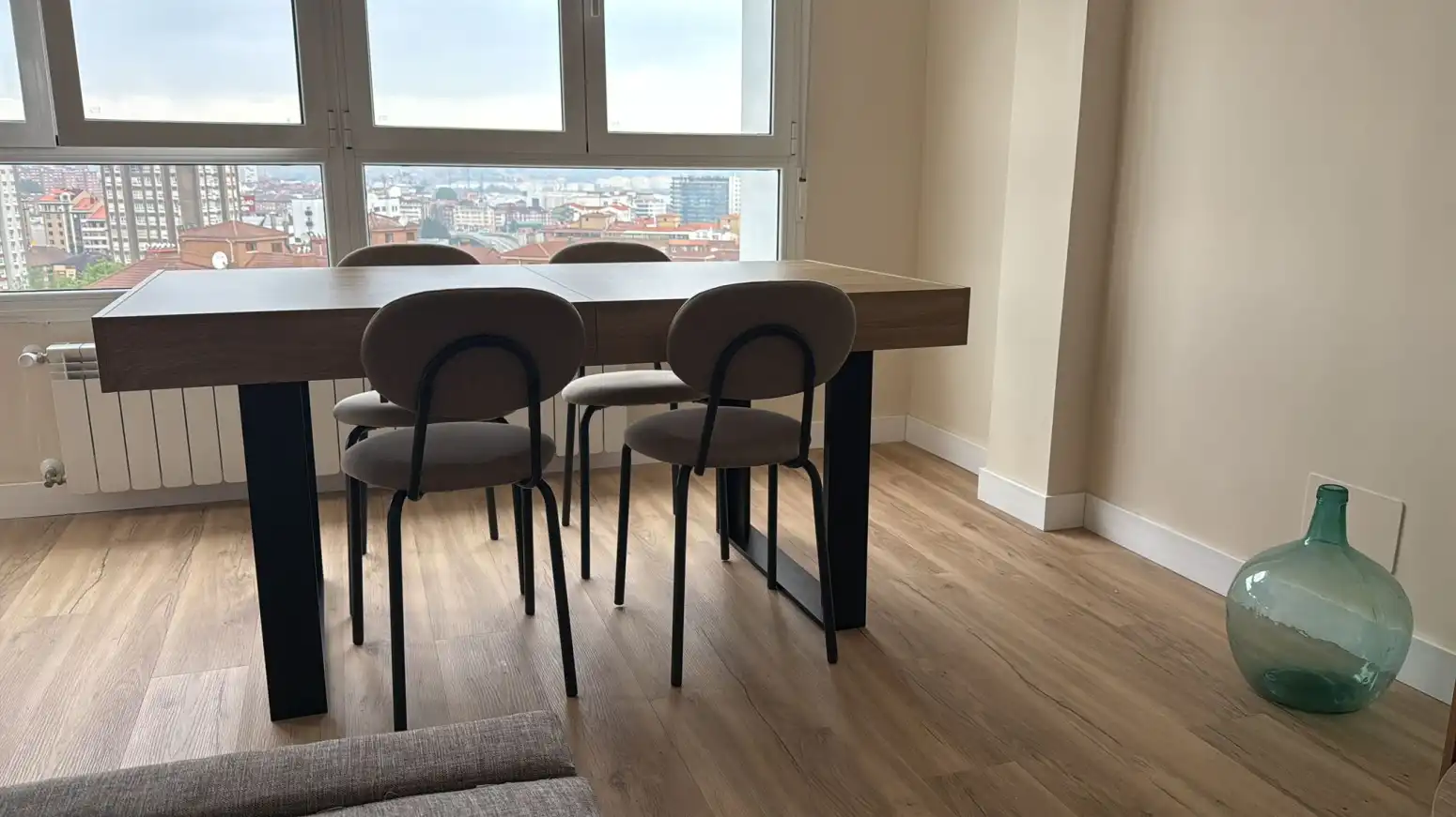 Dining room of Flat for rent in Gijón   with Heating and Furnished