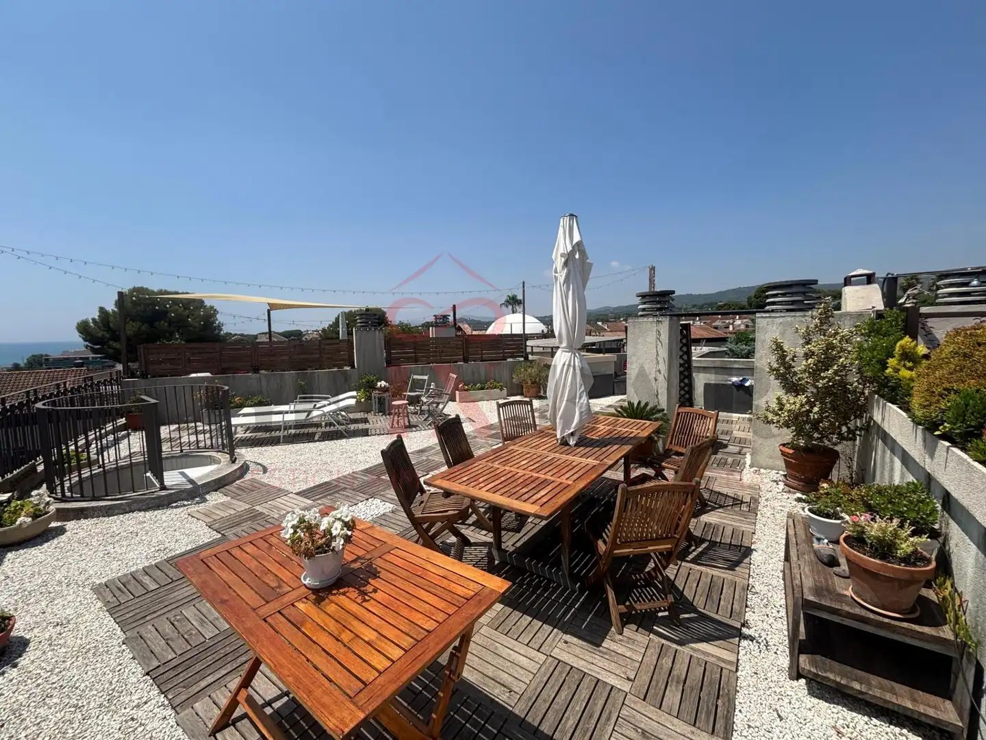 Terrassa de Àtic en venda en Sant Andreu de Llavaneres amb Aire condicionat, Calefacció i Jardí privat