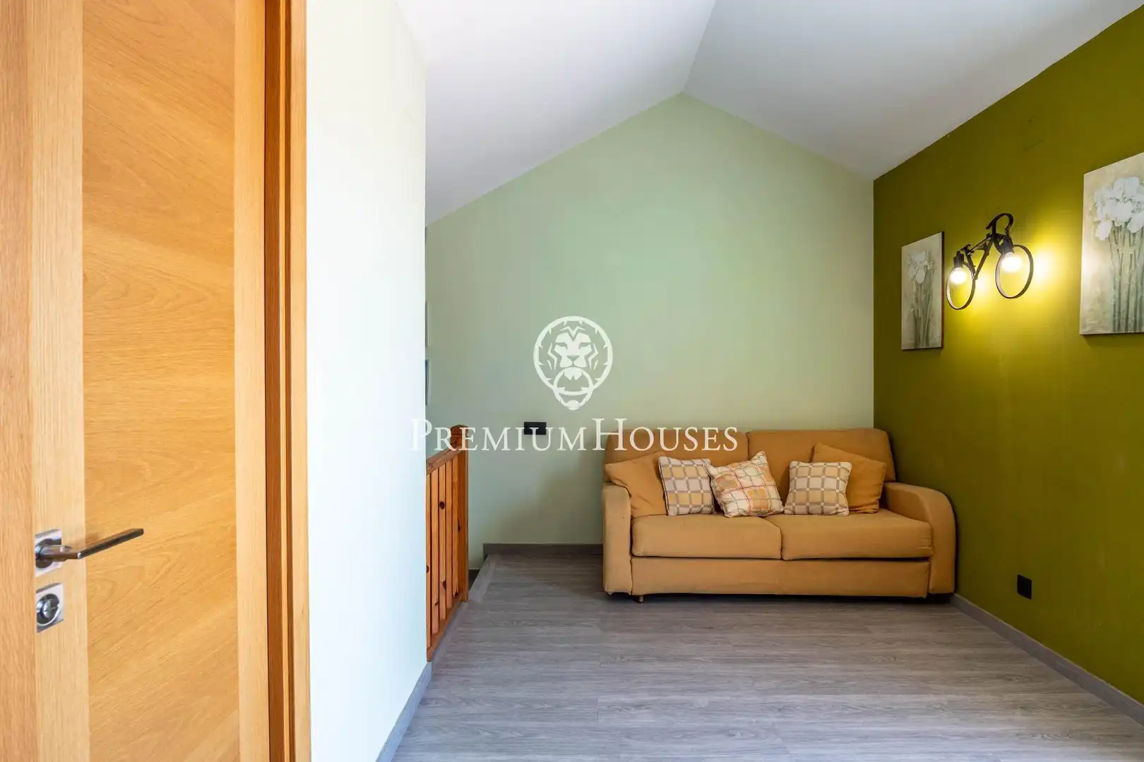 Living room of Attic for sale in Sant Pere de Ribes  with Heating, Private garden and Parquet flooring