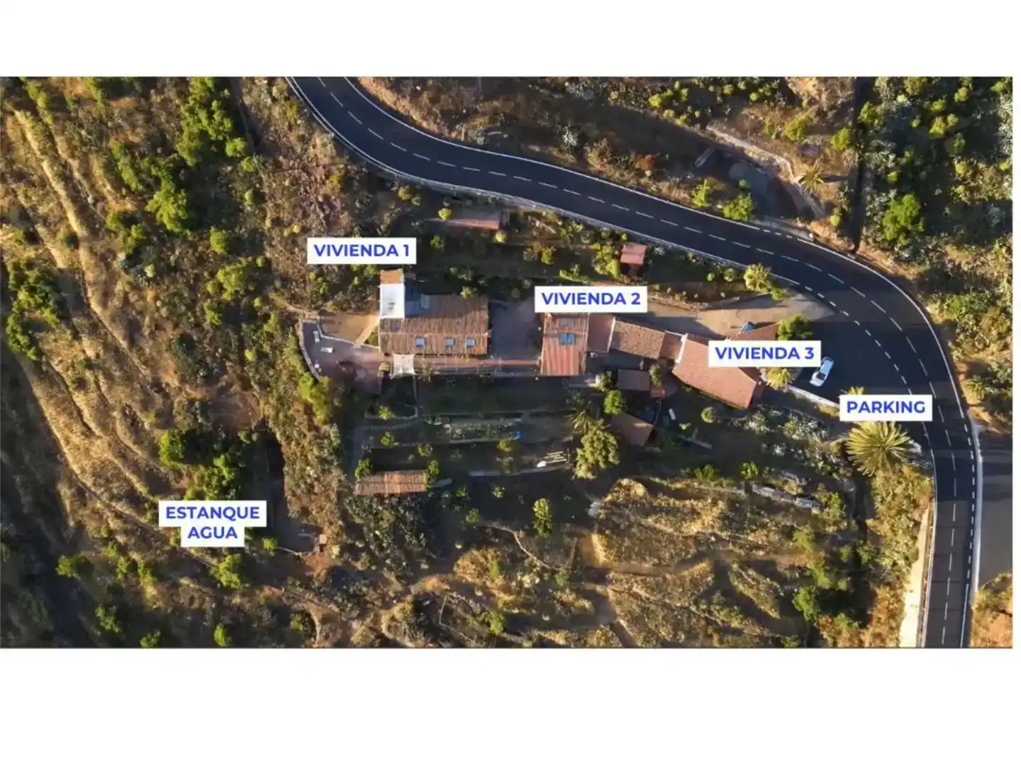 Vista exterior de Finca rústica en venta en Alajeró con Aire acondicionado, Jardín privado y Amueblado