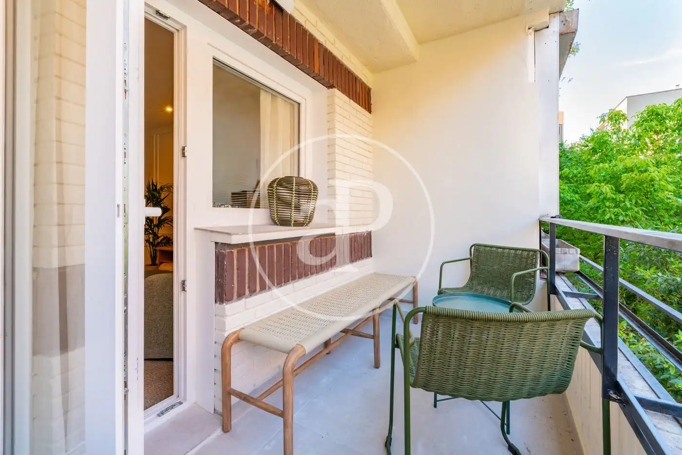 Balcony of Flat for sale in Madrid  with Air Conditioner, Heating and Terrace