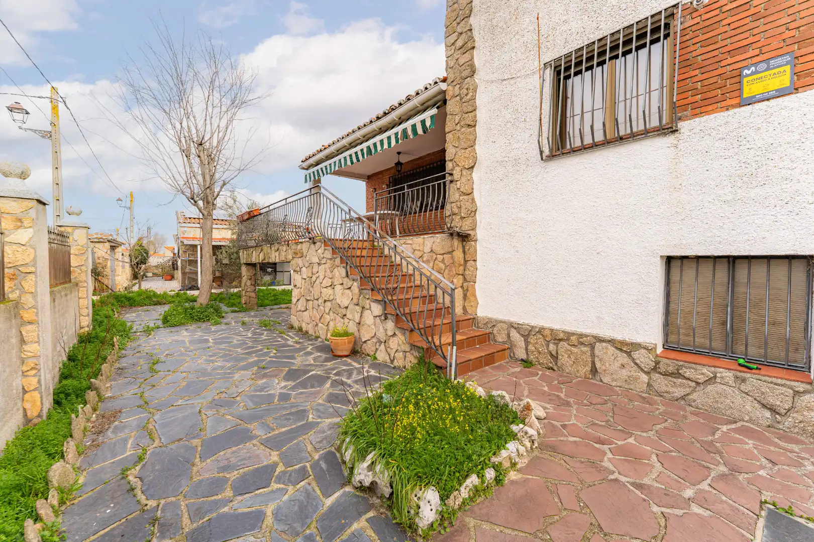 Vista exterior de Casa o chalet en venta en El Álamo con Aire acondicionado, Jardín privado y Terraza