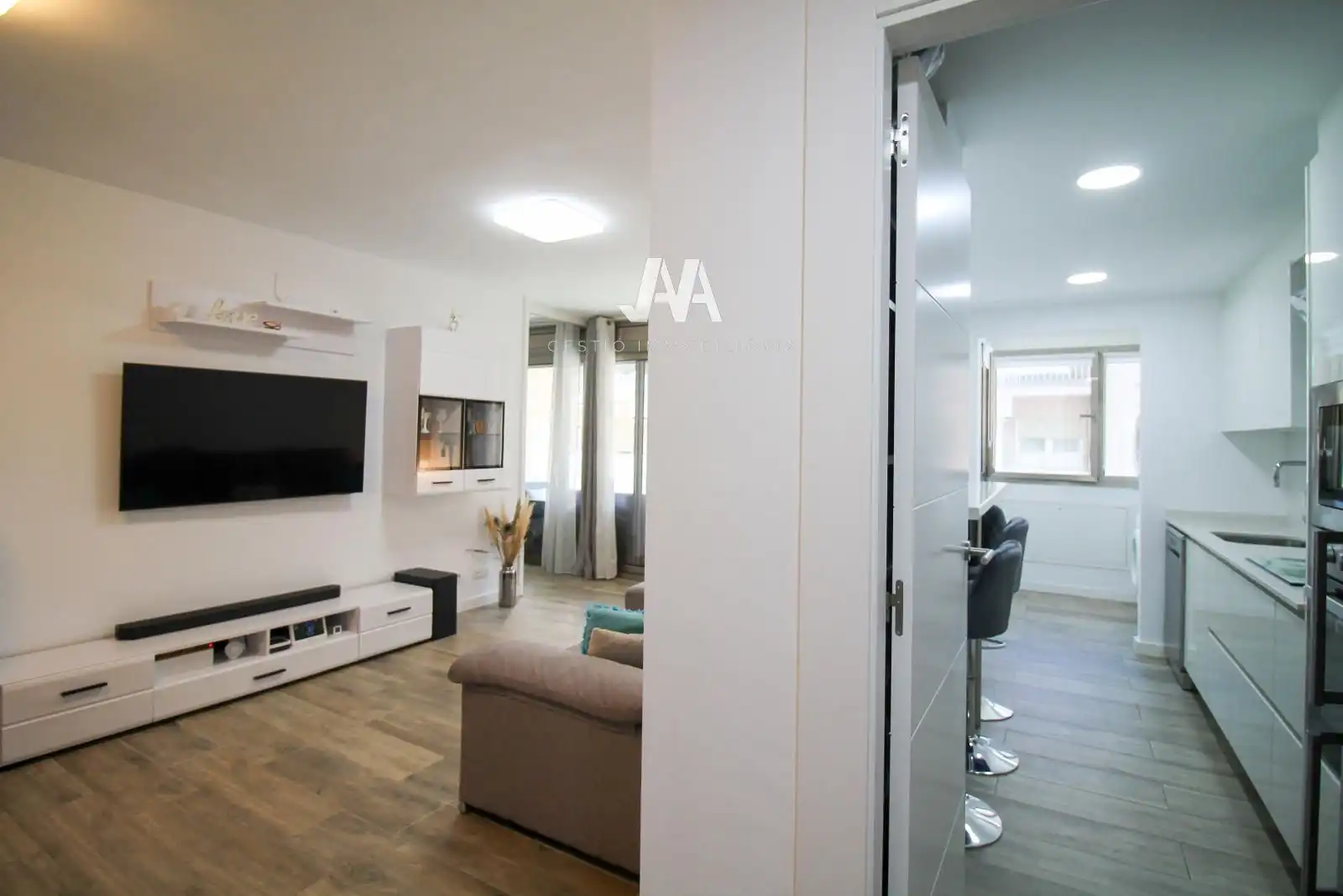Sala de estar de Piso en venta en Igualada con Aire acondicionado, Calefacción y Terraza
