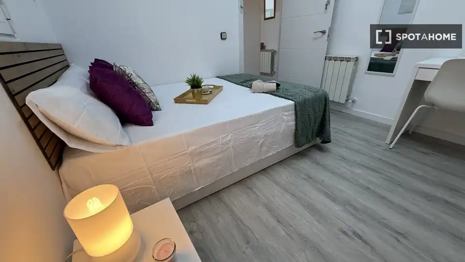 Habitación de Piso de alquiler en Madrid con Aire acondicionado, Calefacción y Amueblado