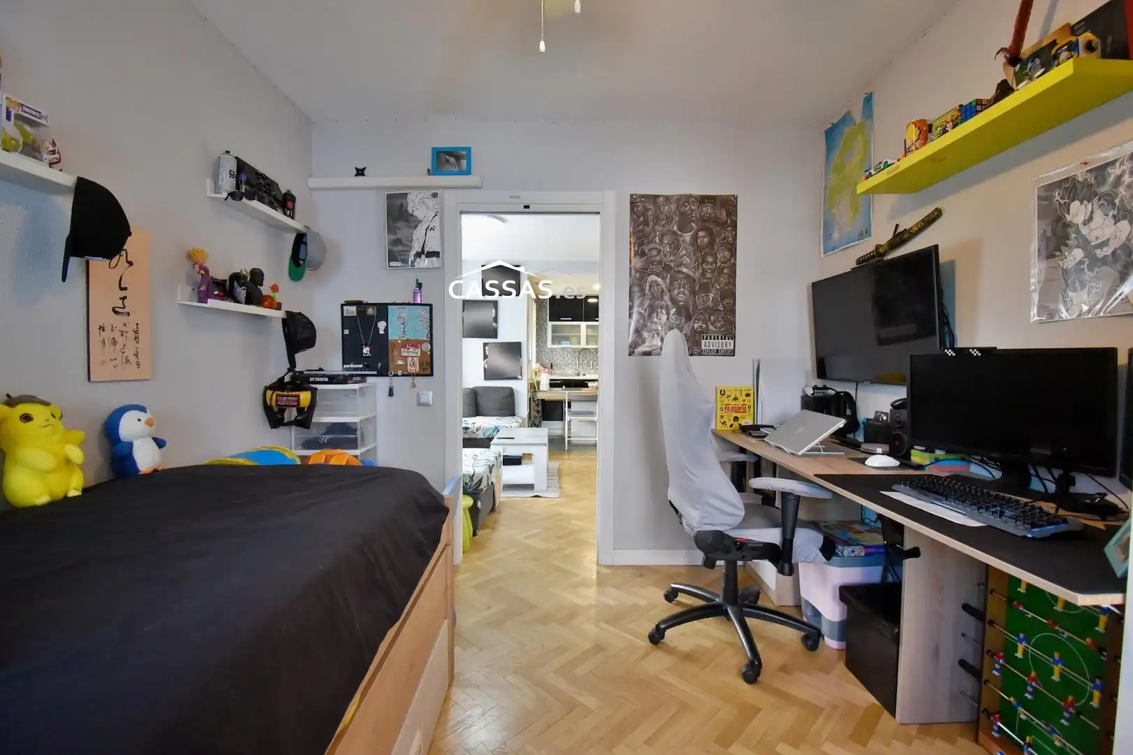 Bedroom of Flat for sale in Torrejón de Ardoz  with Air Conditioner, Heating and Parquet flooring