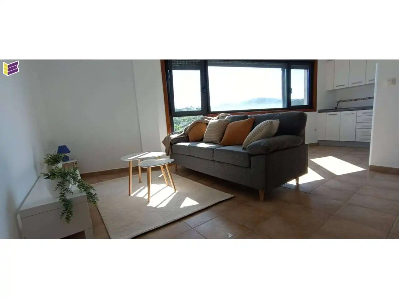Wohnzimmer von Wohnung zum Verkauf in O Rosal   mit Heizung, Parkett und Abstellraum