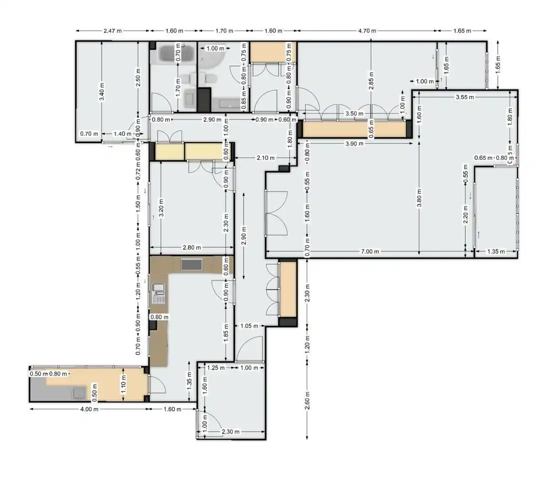 Piso con terraza en venta en calle d'Aiora, imagen 58