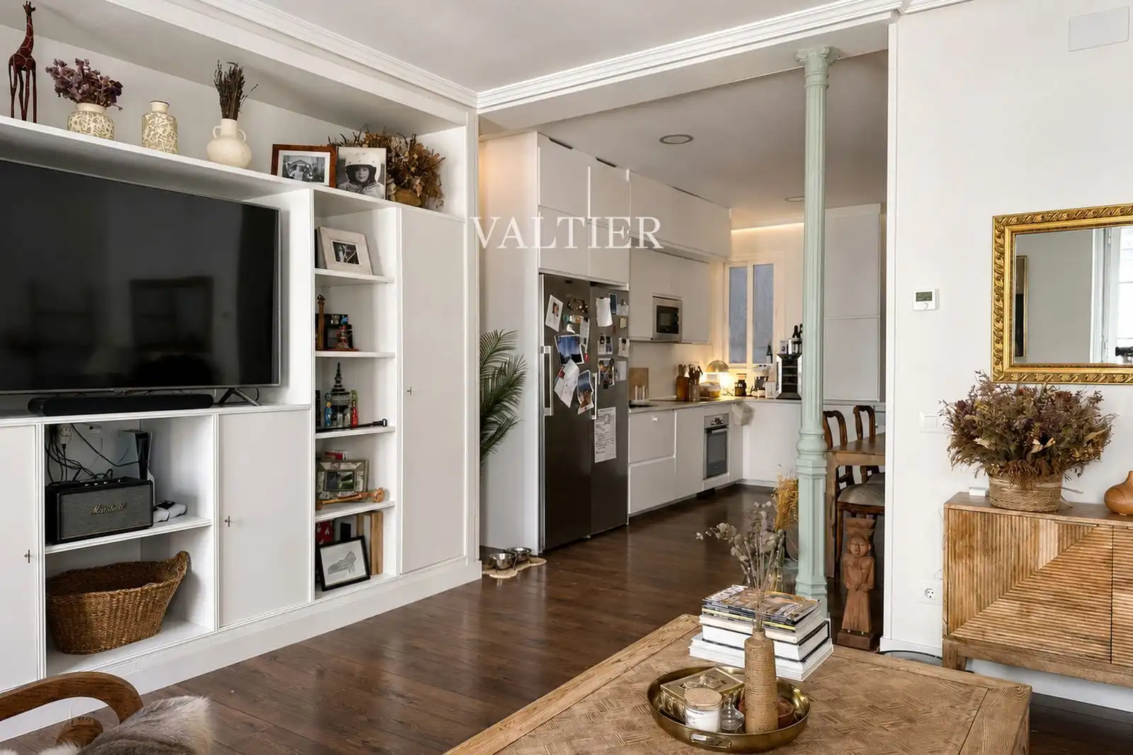 Living room of Flat for rent in Madrid  with Air Conditioner