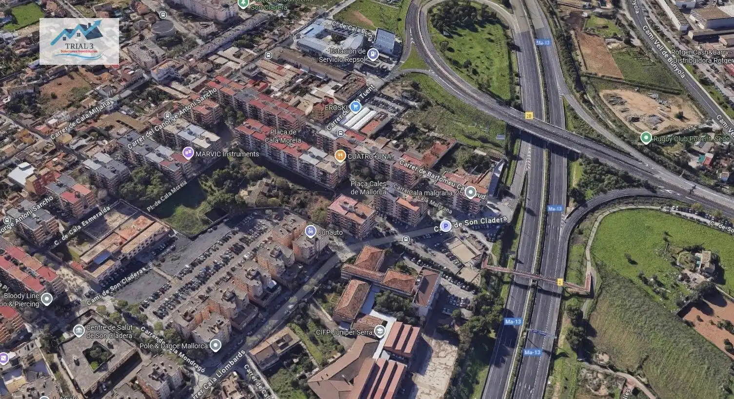 Vista exterior de Piso en venta en  Palma de Mallorca con Balcón
