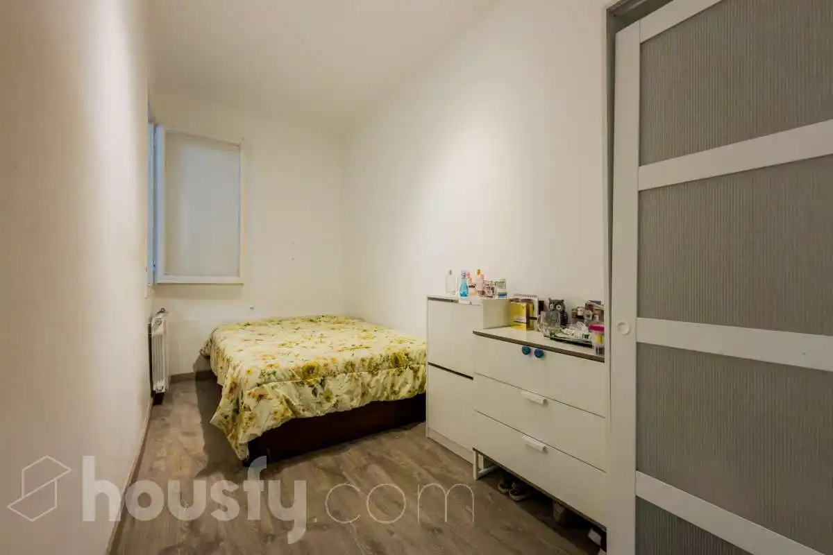 Bedroom of Flat for sale in Barcelona  with Heating, Terrace and Furnished