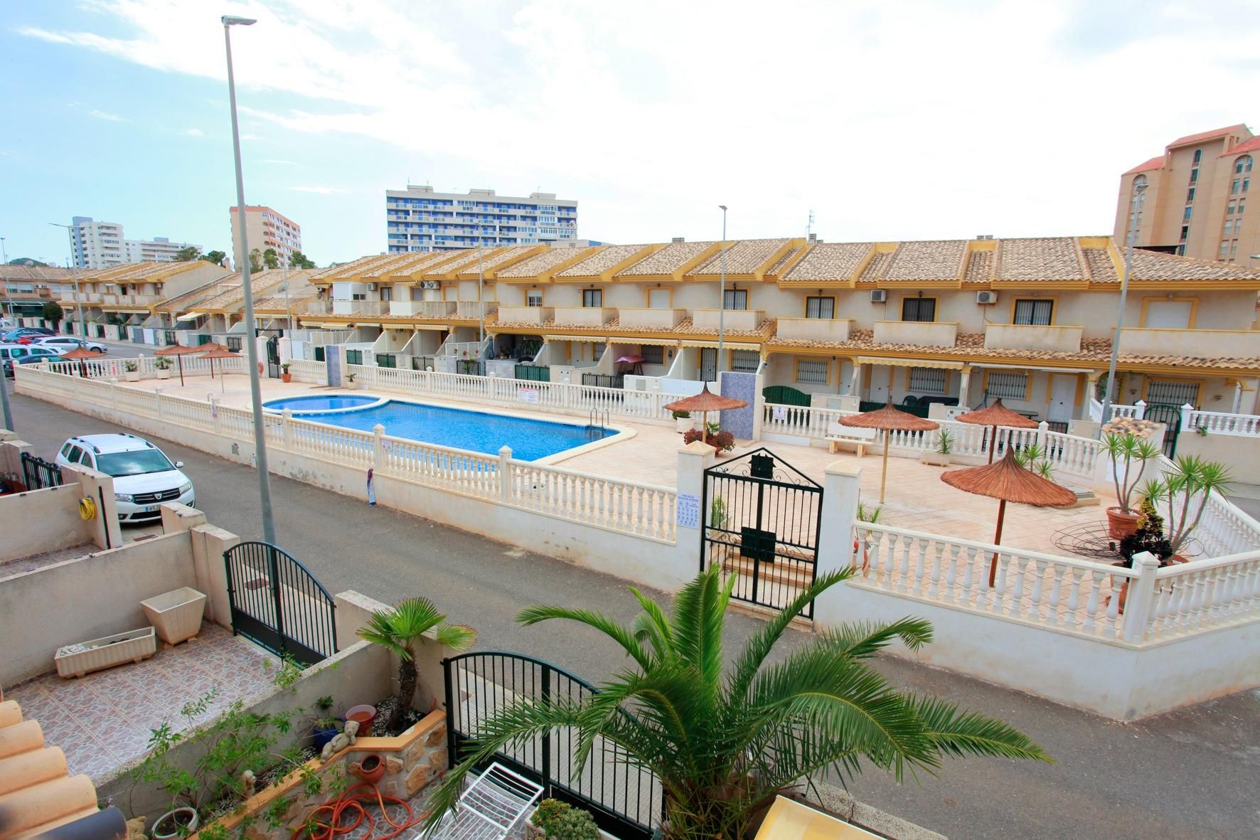 Exterior view of Single-family semi-detached for sale in Cartagena  with Air Conditioner, Terrace and Storage room