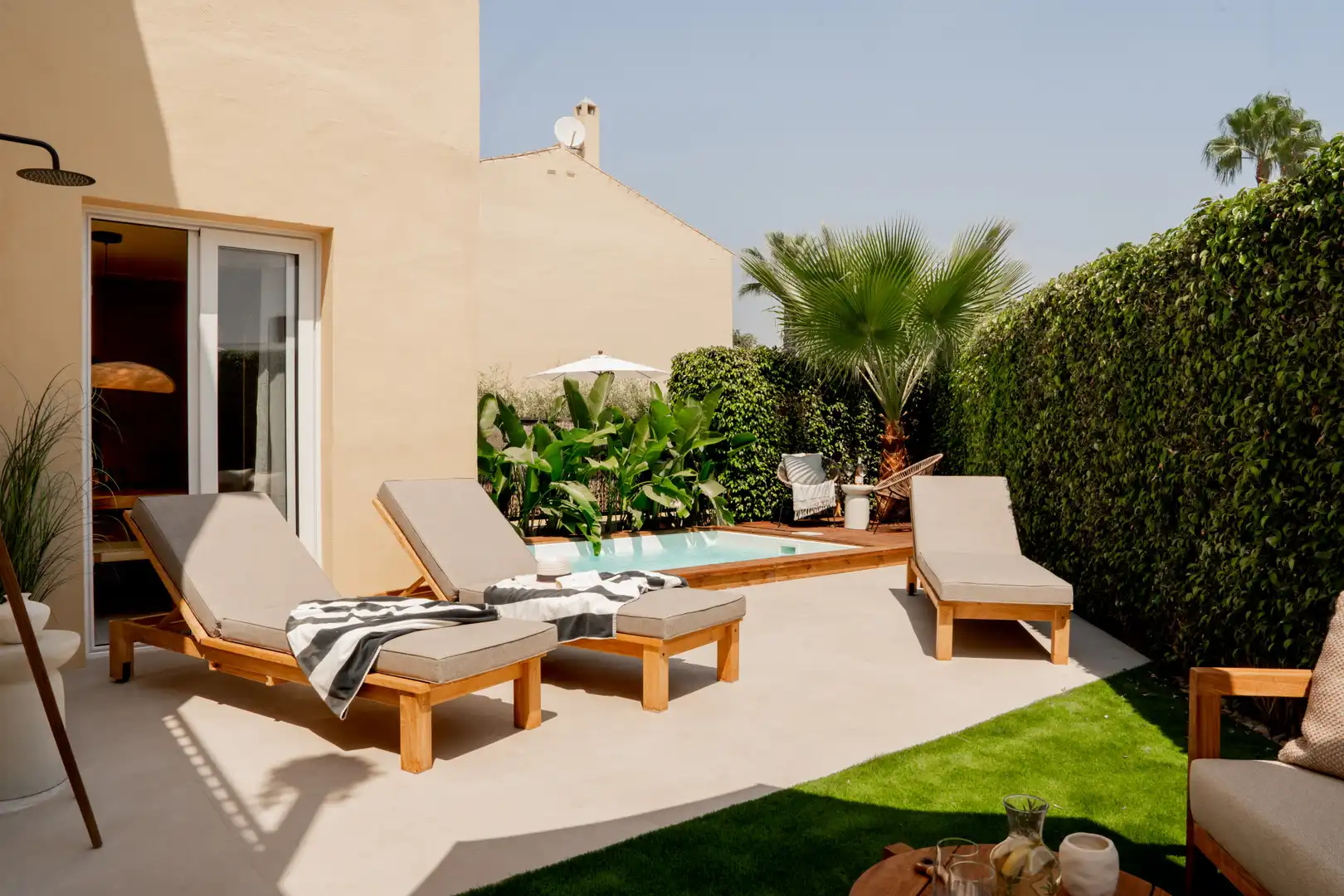Terrassa de Casa adosada en venda en Marbella amb Aire condicionat, Jardí privat i Terrassa