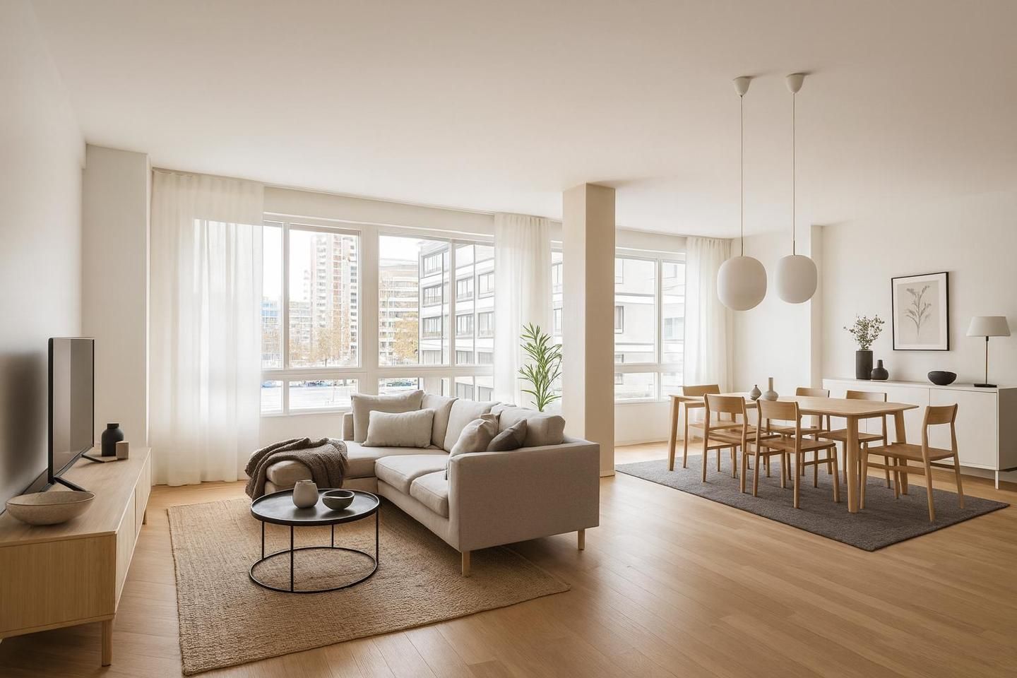 Living room of Flat for sale in A Coruña Capital   with Heating