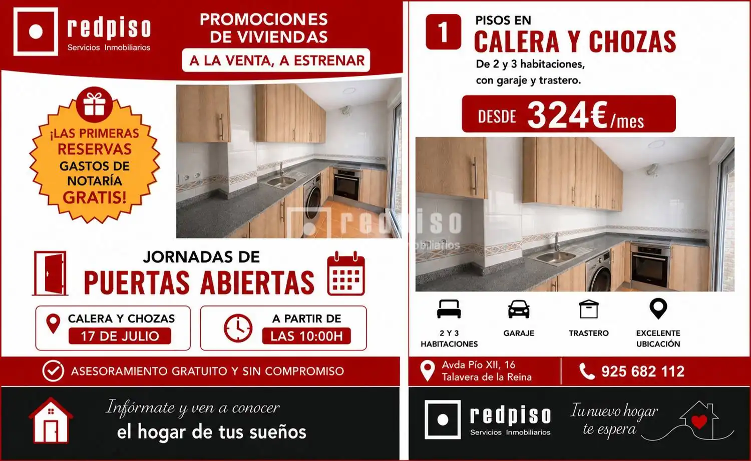 Kitchen of Flat for sale in Calera y Chozas  with Heating, Storage room and Alarm
