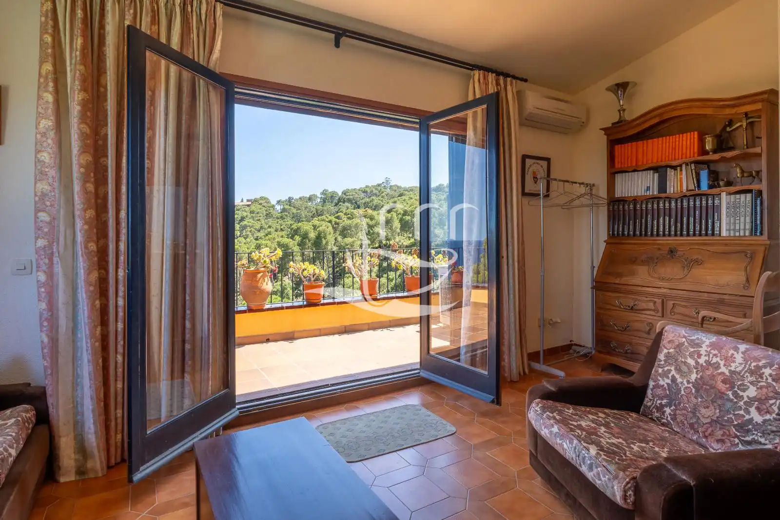 Balcony of Detached homes for sale in Palafrugell  with Air Conditioner, Heating and Storage room