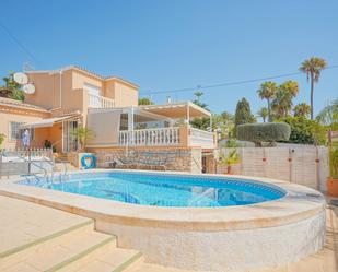 Schwimmbecken von Country house zum verkauf in Calpe / Calp mit Klimaanlage, Heizung und Privatgarten