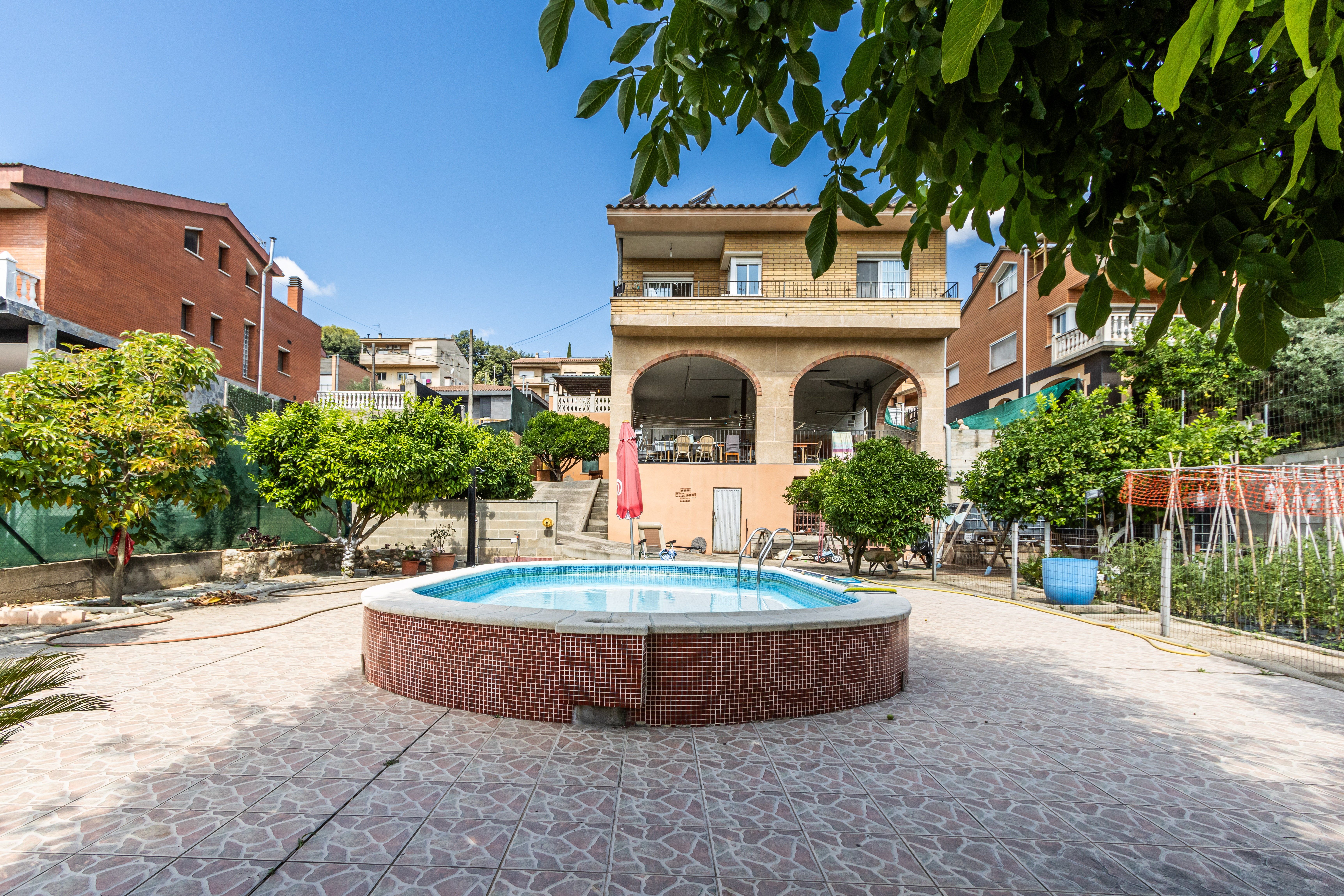 Swimming pool of House or chalet for sale in Sentmenat  with Air Conditioner and Heating