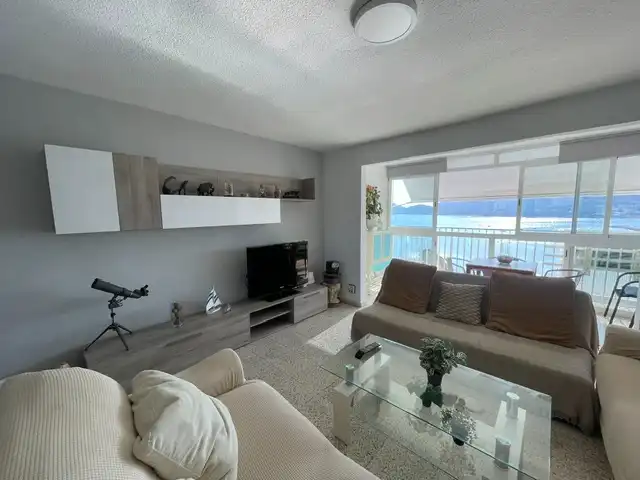 Living room of Flat for rent in Alicante / Alacant  with Air Conditioner, Heating and Furnished