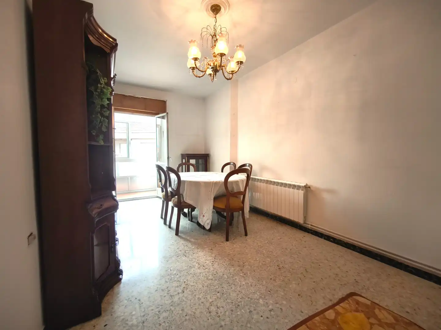 Dining room of Flat for sale in Ourense Capital   with Heating, Storage room and Furnished