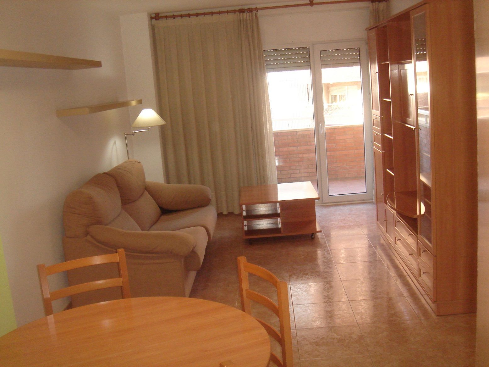 Sala de estar de Apartamento de alquiler en  Lleida Capital con Aire acondicionado, Calefacción y Amueblado