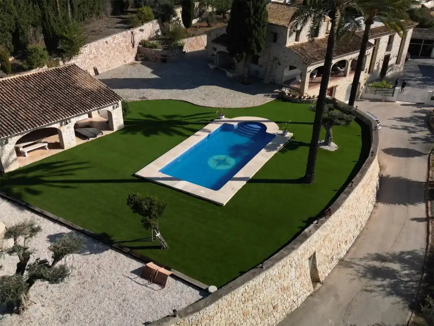 Piscina de Finca rústica en venda en Benissa pueblo  