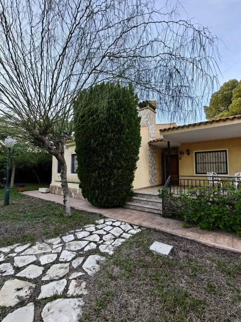 Vista exterior de Casa o chalet de alquiler en San Vicente del Raspeig / Sant Vicent del Raspeig con Aire acondicionado, Calefacción y Jardín privado