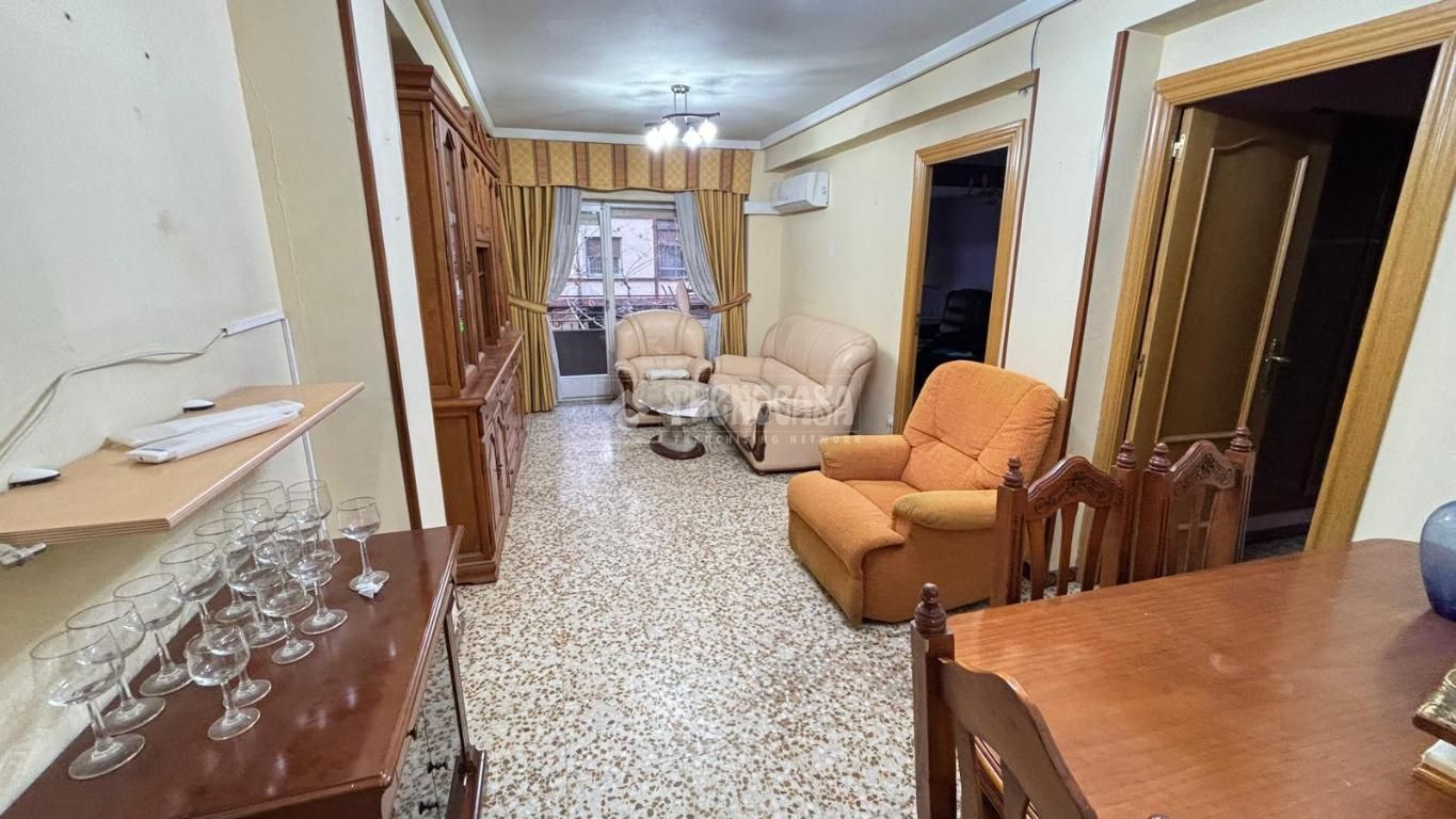 Living room of Flat for sale in  Zaragoza Capital  with Air Conditioner, Heating and Terrace