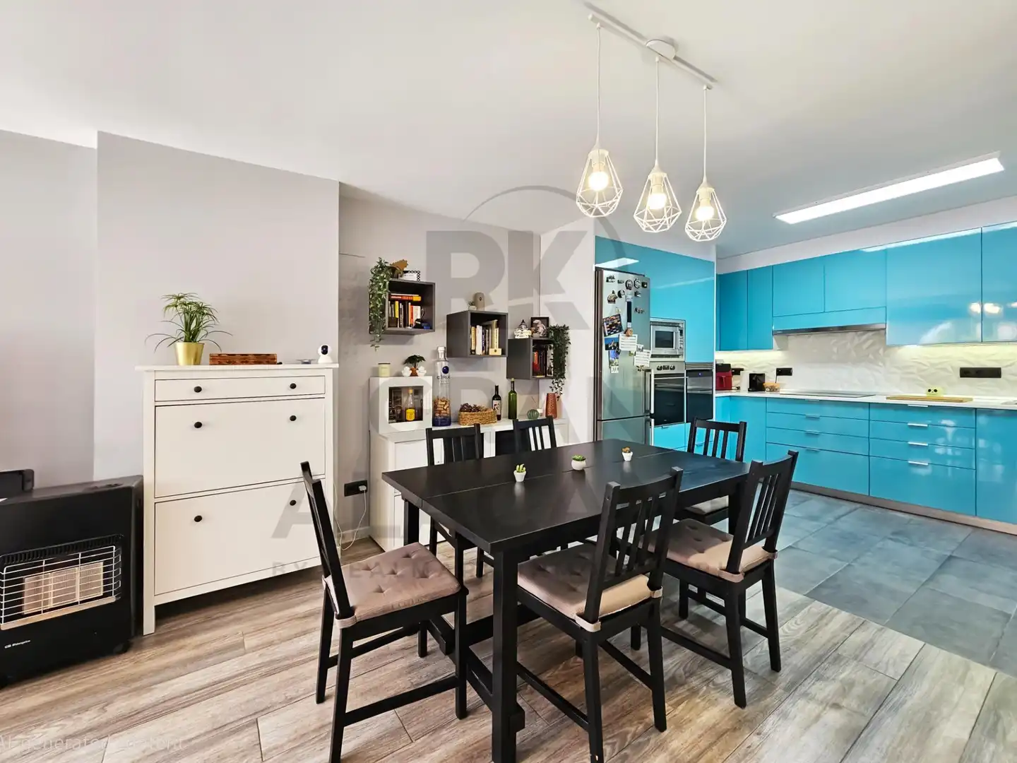 Cocina de Casa o chalet en venta en Santa Pola con Aire acondicionado, Calefacción y Jardín privado