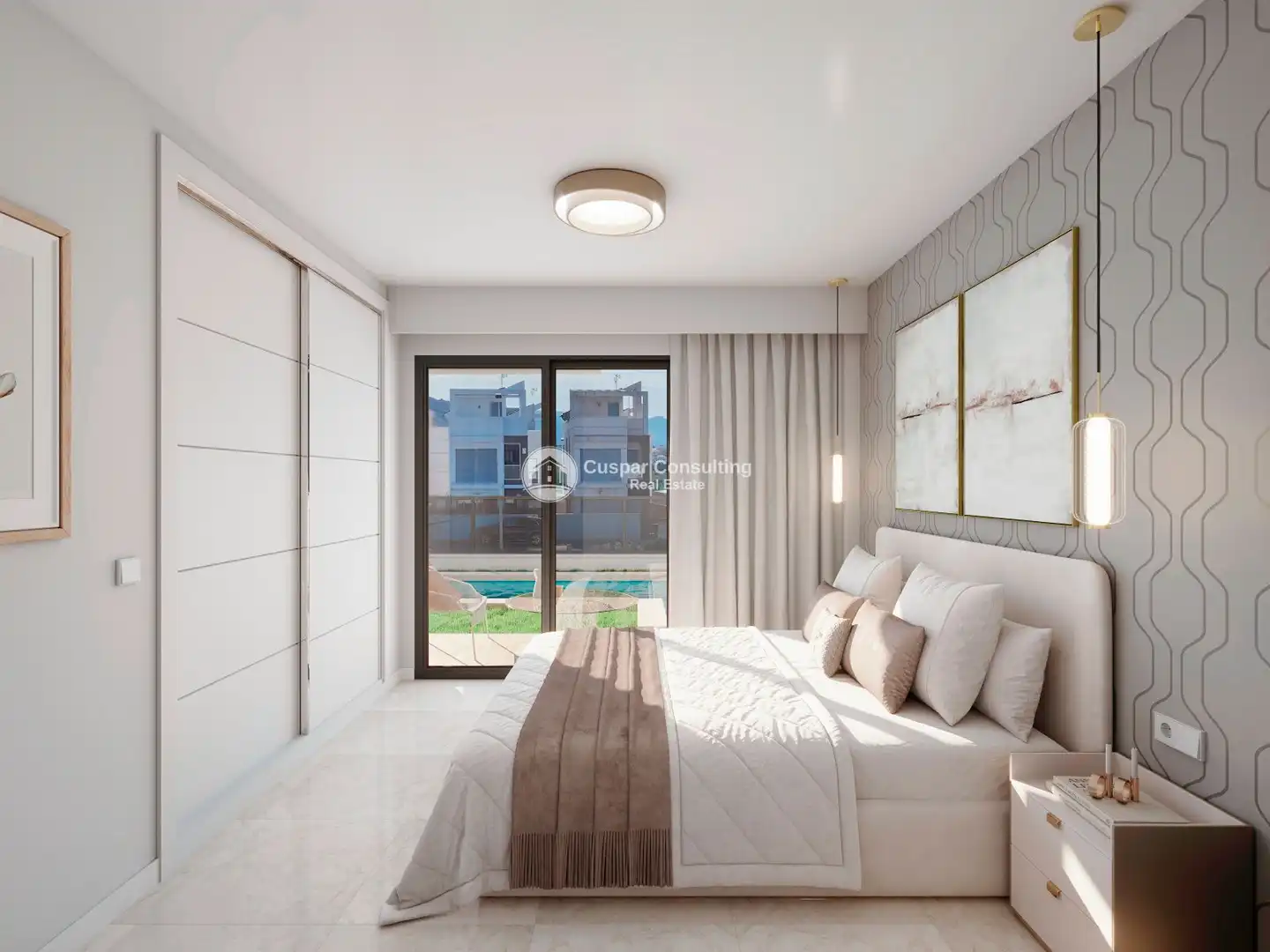 Habitación de Apartamento en venta en Cartagena con Aire acondicionado, Calefacción y Jardín privado