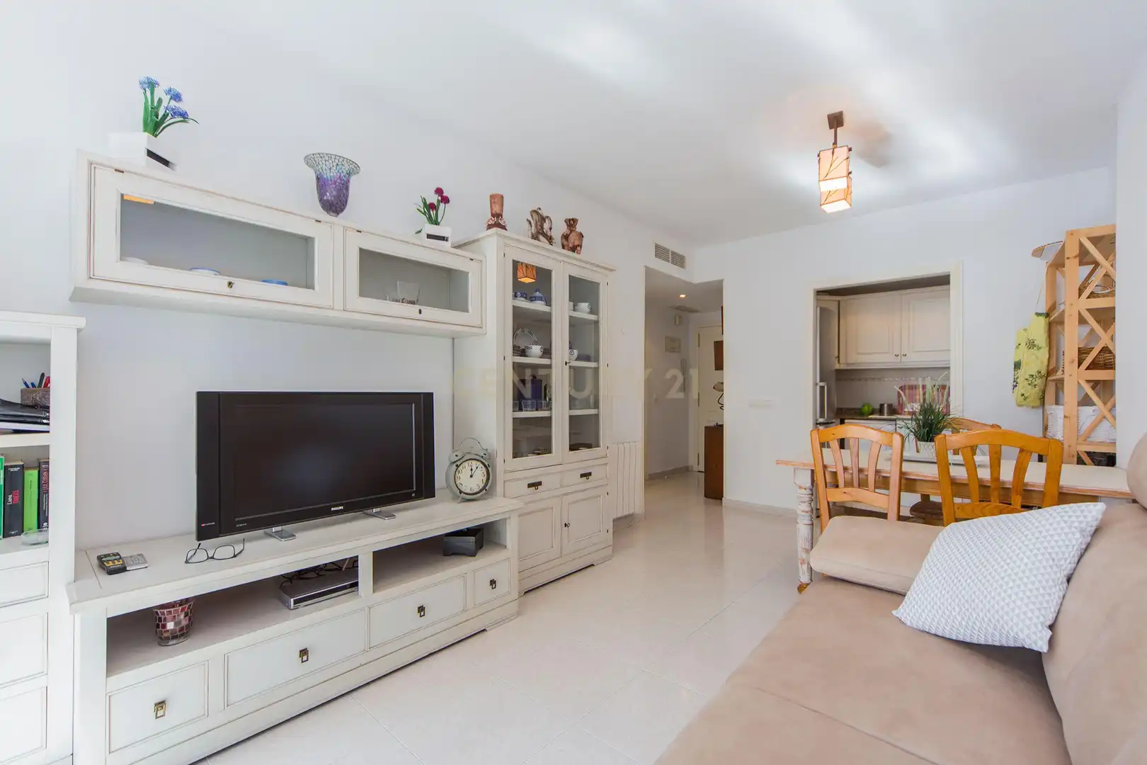 Schlafzimmer von Wohnung zur Miete in Calpe / Calp mit Klimaanlage, Möbliert und Waschmaschine