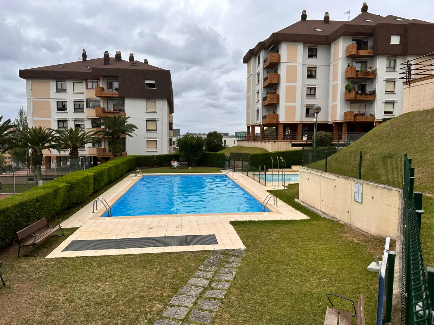 Swimming pool of Flat for rent in Santander  with Heating, Parquet flooring and Terrace